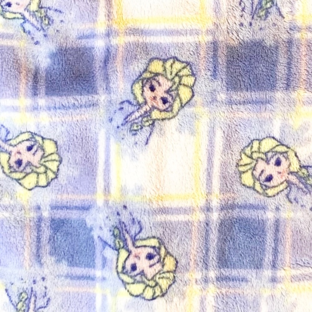 Disney Frozen Elsa Plaid Fleece Button Up Jacket Size 3T - Picture 4 of 5